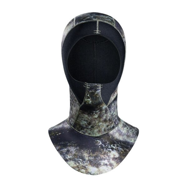 Diving hood, thickened swimming cap, face mask, cold-proof and warm diving cap - Image 3